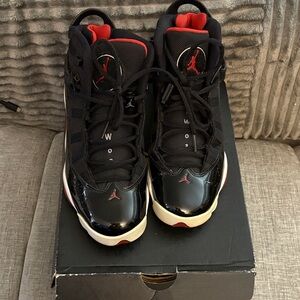 Jordan Kids Sneakers Black and Red